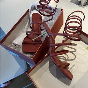 Cult Gaia Spiral Red Heels